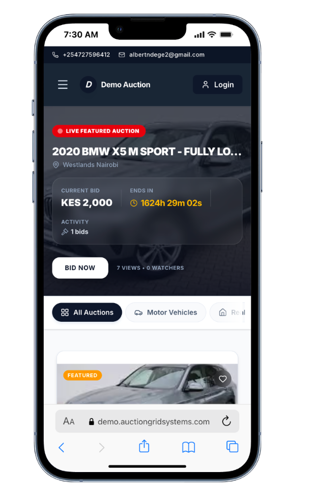 Auctiongridsystems Mobile PWA Platform Directory